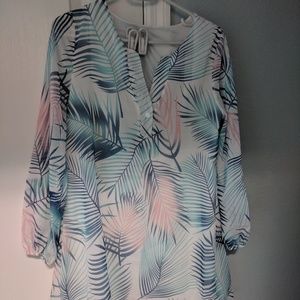 Tropical tunic dress
